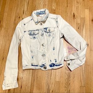 NWT Jean Jacket - ‘Bleached’ Denim Look